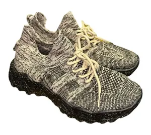 Women's Knit Sock Sneakers Slip On Speckled Sole EU‎ 36 US 6 thumbnail 1