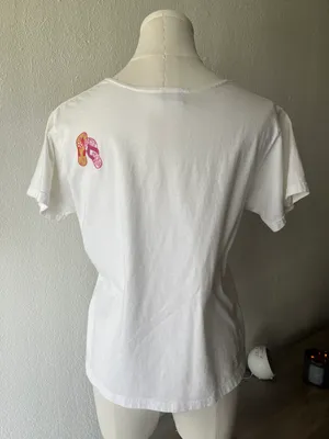 Maui Short Sleeve Top White thumbnail 4