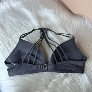 Athleta Aqualuxe Padded Bikini Top Gray Size Medium thumbnail 5
