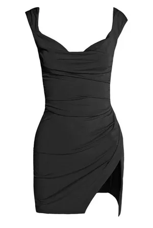 Tiger Mist Mini Dress Black thumbnail 1