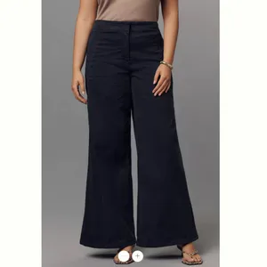 Anthropologie Maeve Scallop Wide-Leg Pants thumbnail 7