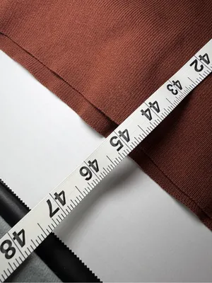 Brown Spaghetti-Strap ribbed fitted bodycon Dress thumbnail 5
