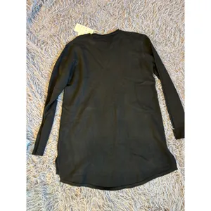 CMP55 Collection Womens Black‎ Knit Tunic Rhinestone Pocket Long Sleeve Top NEW thumbnail 7