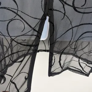 Patrice Catanzaro Sheer Velvet Burnout Mini Dress Sz 10 Mesh Whimsigoth Festival thumbnail 12