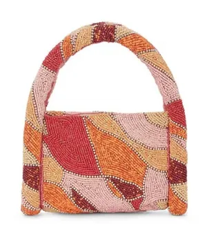 Never Fully Dresses beaded pink bag NEW thumbnail 1
