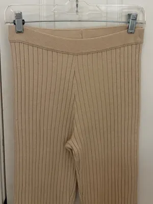 Aerie Ribbed Pant and Cropped Zip Up Sweater Set thumbnail 5