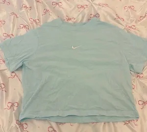 Light blue Nike baby tee thumbnail 1