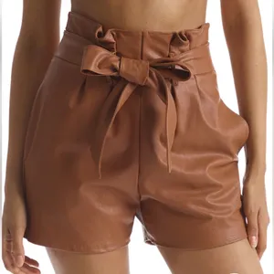 Commando Faux Leather Paperbag Short thumbnail 3