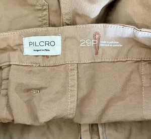 Pilcro The Arin Mid-Rise Button-Front Barrel Pants Linen Blend Edition size 29P thumbnail 4