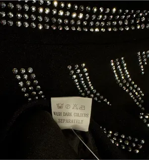 Boutique Black and Silver rhinestone mini dress thumbnail 9