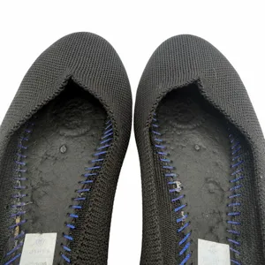 Rothy’s The Flat Black Round Toe Slip On Size 6 Knit Comfort Classic‎ Washable thumbnail 9