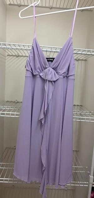 Amazon Purple Mini Dress thumbnail 1