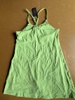 Women's NEW Vibrant Green Exercise Dress with Adjustable Straps Size XS #260370 thumbnail 4