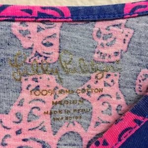 Lilly Pulitzer Marlowe "Pack Your Trunk" Mini Dress Medium Elephant Pima Cotton thumbnail 11