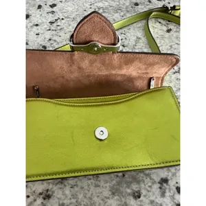 Coach CO984 Morgan Metallic Green Leather Crossbody Bag thumbnail 8