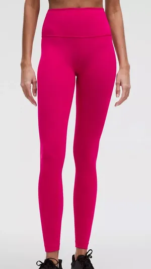 NWT Lululemon Wunder Train Tight Leggings Raspberry Coulis | Size 8‎ thumbnail 1
