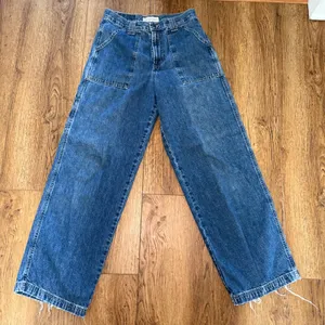 90s Canyon River Blues Carpenter Jeans Wide Leg Medium Wash Blue Denim 28x30 vtg thumbnail 1