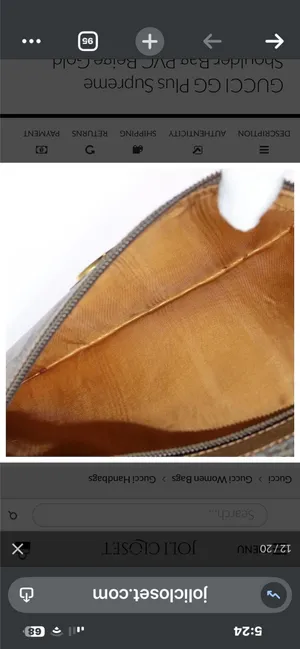 Gucci Vintage handbag/crossbody thumbnail 5