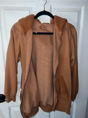 Aerie Fuzzy Sherpa Zip Up thumbnail 1