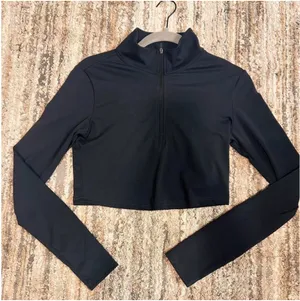 Women’s gold hinge half zip thumbnail 2
