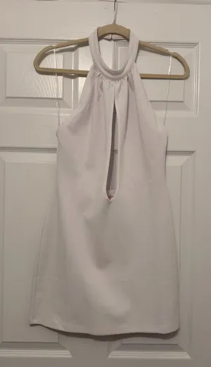 White Mini Dress Size M thumbnail 1