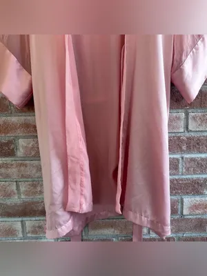 Victoria’s Secret Gold Label Satin Robe One Size Pink Vintage Coquette Feminine thumbnail 6