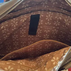 Taupe Laptop Bag with Sophisticated Design thumbnail 9
