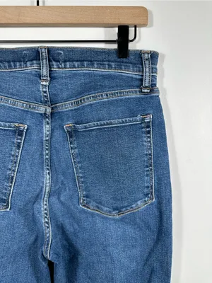 Abercrombie &‎ Fitch The Flare Ultra High Rise Jeans Medium Wash Size 30 Long thumbnail 8