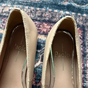 Linea Paolo Nude Square Toe Block Heels Patent Leather‎ Casey thumbnail 5