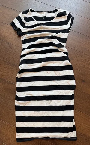 Isabel Maternity Striped Maternity Dress Size XS - C16-041 thumbnail 1