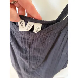 Roxy Black Cotton Gauze Overalls Relaxed Fit Jumpsuit ERJWD03433 Size Medium thumbnail 4