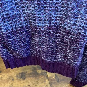 Delia’s XS Purple Crewneck Long Sleeve with Zippers(just for looks) thumbnail 6