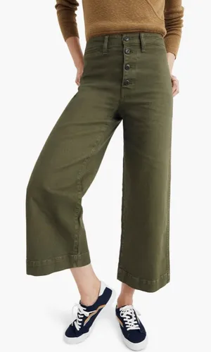 Madewell Emmett Crop Wide Leg Pants thumbnail 1