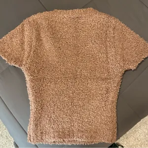 SKIMS Cozy Knit Cropped T-Shirt Rose Clay thumbnail 7