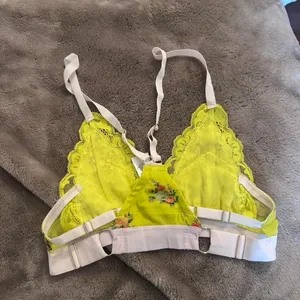 We are HAH (hot as hell) lace highlighter floral bralette thumbnail 3