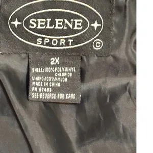 Selene Sport Snake Print Faux Leather Jacket Women’s 2X Y2K Brown Zip Up Coat thumbnail 7