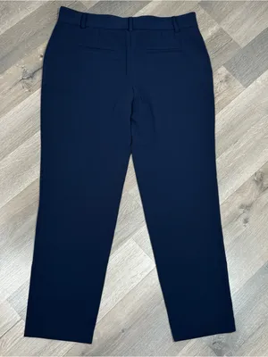 Victorias Secret Tapered Leg Ankle Pants Trousers Blue 8 Mid‎ Rise Lightweight thumbnail 6
