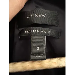 J.Crew Parke Blazer Navy Blue Italian Wool Jacket Womens 2 Business Casual Work thumbnail 3