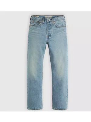 Levi's 30x28 Premium Wedgie Straight Ankle Women's Jeans Invest Access Med Wash thumbnail 5