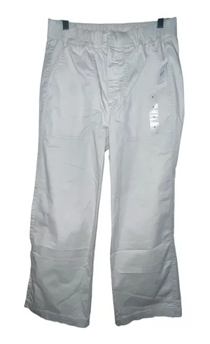 Gap Easy Wide Leg Chino Pants Khaki Beige Women Size Small High Rise‎ 513891-04 thumbnail 1