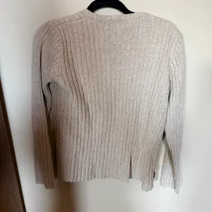 Lauren Ralph Lauren lace up knit sweater brown L thumbnail 3