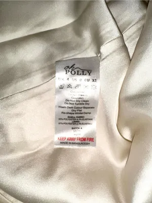 NWT Oh Polly Asymmetric Cut-out Long Sleeve Ivory Mini Dress US 0 thumbnail 7