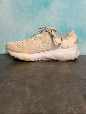 Brooks Ghost 16 Women's White/Pale Gray Running Shoes 1204071B151 Size 7.5B thumbnail 13