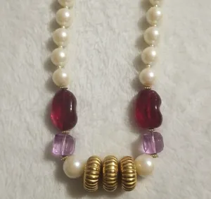 Vintage Long Cadoro Fashion Necklace thumbnail 3