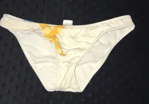 Roxy swimsuit bottom white thumbnail 1