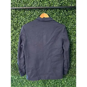 Carbon38 Oversized Scuba Blazer Dark Blue Sz XS NWT thumbnail 6
