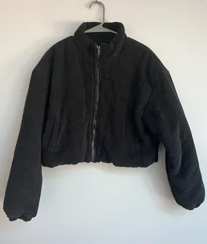 SheIn Corduroy Puffer Jacket thumbnail 1