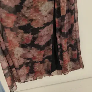 Adrianna Papell Womens Floral Chiffon Draped Gown Dress Size 8 Flowy Maxi V Neck thumbnail 8