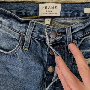 FRAME Le‎ Pegged Jean Bloomfield Distressed High Rise Straight Jeans 24 LPJ385 thumbnail 5