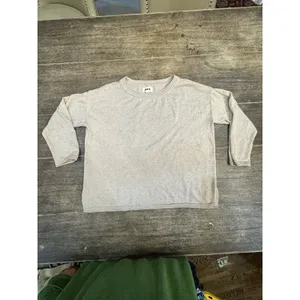 Pact Organic Cotton Cropped Beige 3/4 Sleeve Sweater Size Medium Sweater thumbnail 2